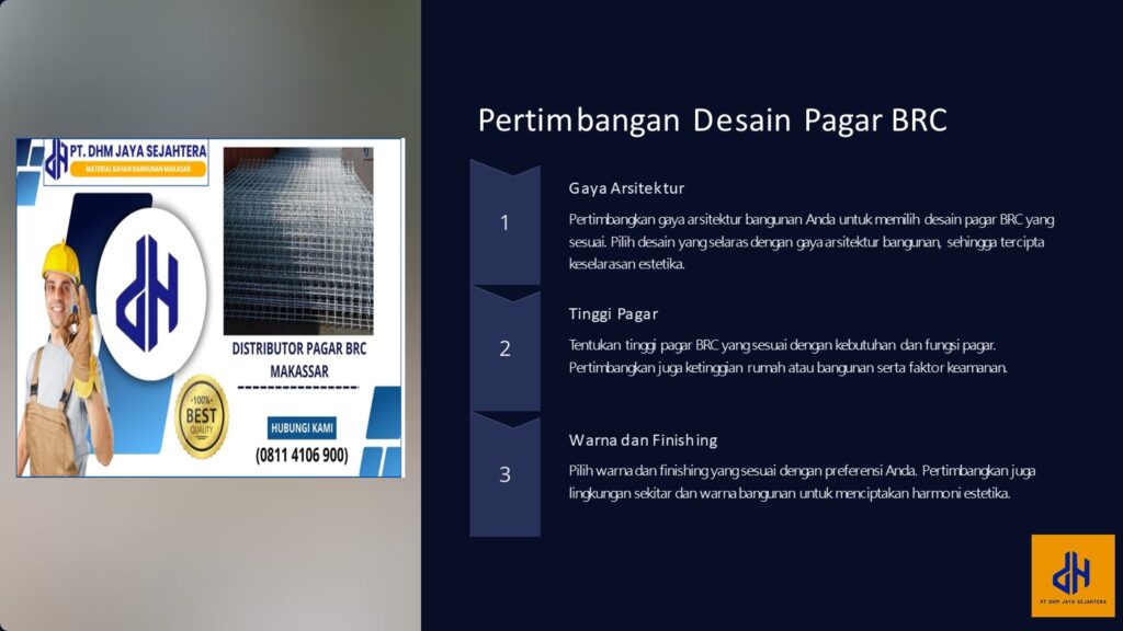 Pagar BRC Makassar