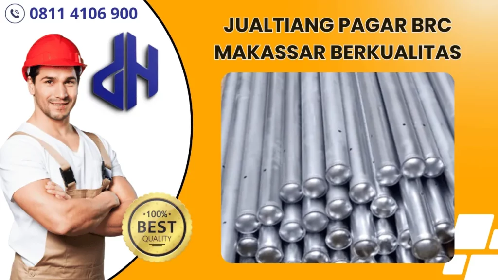 jual tiang pagar BRC Makassar berkualitas