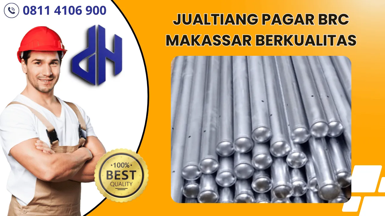 jual tiang pagar BRC Makassar berkualitas